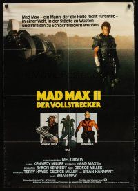 5j292 MAD MAX 2: THE ROAD WARRIOR German '82 full-length Mel Gibson + images of villains!