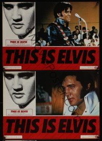 5j189 THIS IS ELVIS 6 Ital/Eng 13x18 pbustas '81 rock 'n' roll biography, portraits of The King!