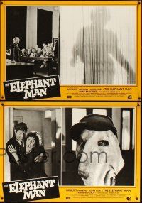 5j163 ELEPHANT MAN 6 Italian photobustas '81 John Hurt, Anthony Hopkins, David Lynch directed!