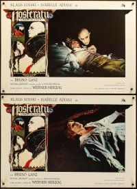 5j171 NOSFERATU THE VAMPYRE 10 Italian photobustas '79 vampire Klaus Kinski feeding, Werner Herzog!