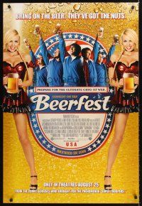 5k073 BEERFEST advance DS 1sh '06 Jay Chandrasekhar, Broken Lizard, sexy beer girls!