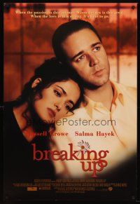 5k100 BREAKING UP DS 1sh '97 sad image of Russel Crowe & Salma Hayek!