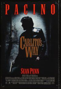 5k115 CARLITO'S WAY int'l DS 1sh '93 Al Pacino, Sean Penn, Penelope Ann Miller, Brian De Palma
