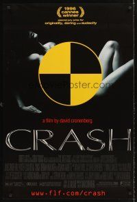 5k149 CRASH 1sh '97 Cronenberg, James Spader & Deborah Kara Unger!