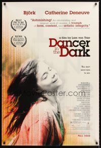 5k156 DANCER IN THE DARK advance 1sh '00 directed by Lars von Trier, Bjork musical!