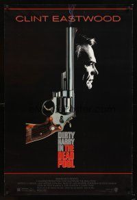 5k170 DEAD POOL 1sh '88 Clint Eastwood as tough cop Dirty Harry, cool smoking gun image!