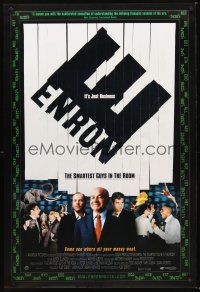 5k207 ENRON: THE SMARTEST GUYS IN THE ROOM DS arthouse 1sh '05 biggest corporate scandal in history!