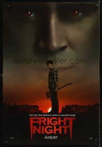 5k248 FRIGHT NIGHT teaser DS 1sh '11 Craig Gillespie, you can't run from the evil next door!