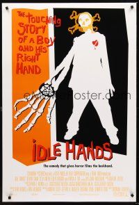 5k332 IDLE HANDS int'l DS 1sh '99 a touching story of a boy and his right hand, cool artwork!
