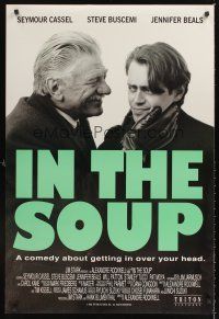5k345 IN THE SOUP DS arthouse 1sh '92 great image Steve Buscemi & Seymour Cassel!