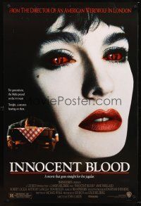 5k366 INNOCENT BLOOD DS 1sh '92 sexy vampire Anne Parillaud, directed by John Landis!