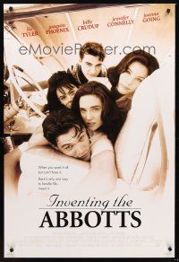5k382 INVENTING THE ABBOTTS style A DS 1sh '96 Liv Tyler, Joaquin Phoenix, Jennifer Connelly!