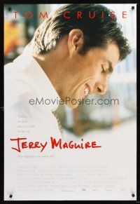 5k418 JERRY MAGUIRE Spanish/U.S. DS 1sh '96 close up of Tom Cruise, directed by Cameron Crowe!