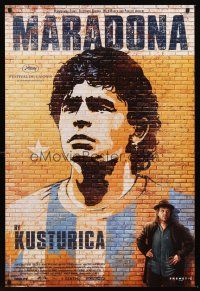 5k497 MARADONA BY KUSTURICA int'l 1sh '08 cool artwork of Diego Armando Maradona!