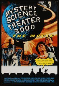 5k536 MYSTERY SCIENCE THEATER 3000: THE MOVIE DS 1sh '96 MST3K, sci-fi art from This Island Earth!