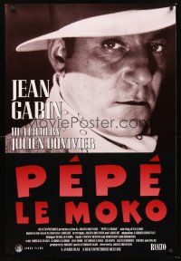 5k565 PEPE LE MOKO 1sh R02 different close up of Jean Gabin, directed by Julien Duvivier!