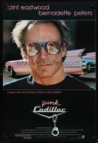 5k571 PINK CADILLAC 1sh '89 Clint Eastwood is a real man wearing really cool shades!