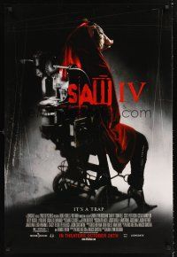 5k624 SAW 4 advance DS 1sh '07 Tobin Bell, Costas Mandylor, wild image of pig in sexy boots!