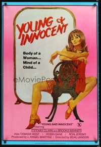 5k791 WILD INNOCENTS special 24x35 '82 woman's body, child's mind, Young & Innocent, Ron Jeremy!