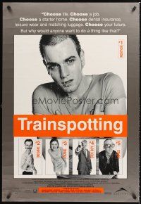 5k749 TRAINSPOTTING int'l 1sh '96 heroin addict Ewan McGregor, directed by Danny Boyle