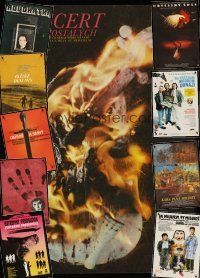 5m039 LOT OF 30 UNFOLDED & FORMERLY FOLDED SLOVAK POSTERS '80s cool different images & artwork!