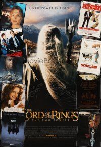5m045 LOT OF 37 UNFOLDED ONE-SHEETS '88 - '06 Lord of the Rings: Two Towers, Master & Commander