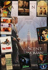 5m049 LOT OF 31 UNFOLDED AND FORMERLY FOLDED ONE-SHEETS '70s-90s Scent of a Woman & more!