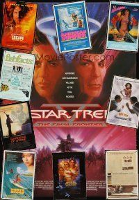 5m051 LOT OF 23 UNFOLDED ONE-SHEETS '84 - '00 Star Trek V, Escape from L.A. & more!