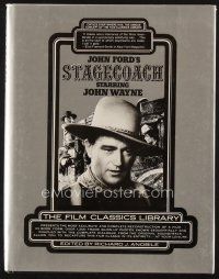 5m165 JOHN FORD'S STAGECOACH first edition hardcover book '75 recreating it in images & words!
