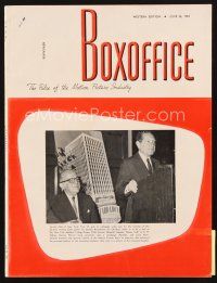 5m074 BOX OFFICE exhibitor magazine June 26, 1967 Dirty Dozen premiere, In the Heat of the Night!