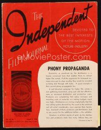 5m070 INDEPENDENT FILM JOURNAL exhibitor magazine Aug 3 1946 best Notorious, Warner Bros fold-out!