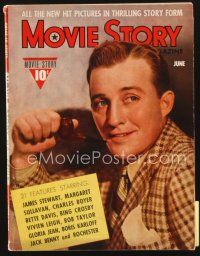 5m118 MOVIE STORY magazine June 1940 Bing Crosby on cover, cool Black Friday article w/Karloff!