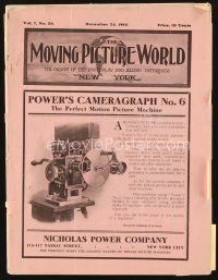 5m053 MOVING PICTURE WORLD exhibitor magazine December 24, 1910 incredible Mary Pickford pic & bio!