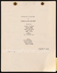 5m191 FRANCIS JOINS THE WACS continuity & dialogue script June 10, 1954, talking mule screenplay!