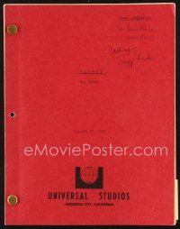 5m200 NEWMAN'S LAW final draft script January 29, 1973, screenplay by Anthony Wilson, working title