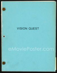 5m212 VISION QUEST revised second draft script June 13, 1983, screenplay by Darryl Ponicsan!