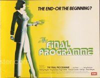 5m374 LAST DAYS OF MAN ON EARTH English pressbook '74 the end or beginning, The Final Programme!