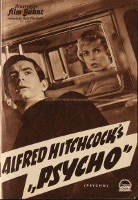 5m249 PSYCHO German program '60 Janet Leigh, Anthony Perkins, Alfred Hitchcock, different images!