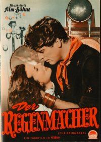 5m251 RAINMAKER German program '57 different images of Burt Lancaster & Katharine Hepburn!