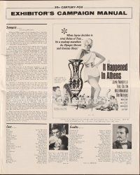 5m367 IT HAPPENED IN ATHENS pressbook '62 sexy Jayne Mansfield rivals Helen of Troy, Olympics!