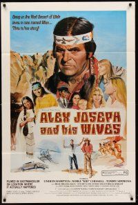 5p043 ALEX JOSEPH & HIS WIVES 1sh '77 Ted V. Mikels, polygamy in Utah thriller!