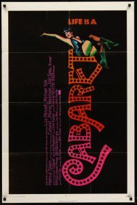5p142 CABARET 1sh '72 singing & dancing Liza Minnelli in Nazi Germany, directed by Bob Fosse!