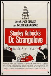 5p258 DR. STRANGELOVE 1sh R72 Stanley Kubrick classic, Sellers, Tomi Ungerer art!