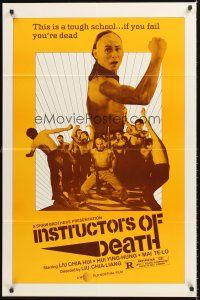 5p474 INSTRUCTORS OF DEATH 1sh '82 Chia-Liang Liu's Wu guan, martial arts action!