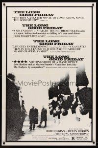 5p543 LONG GOOD FRIDAY 1sh '82 Helen Mirren, mobster Bob Hoskins crosses paths with the IRA!