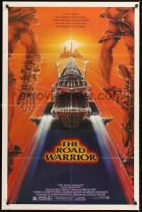 5p563 MAD MAX 2: THE ROAD WARRIOR 1sh '81 full-length image of Mel Gibson!