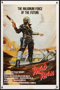 5p562 MAD MAX 1sh R83 art of wasteland cop Mel Gibson, George Miller Australian classic!