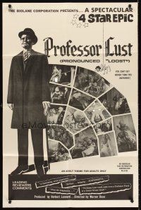 5p718 PROFESSOR LUST 1sh '67 historical sex, wanton voyage in narcotic twilight world!