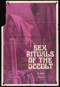 5p794 SEX RITUALS OF THE OCCULT 1sh '70 X-rated