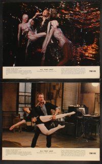 5r062 ALL THAT JAZZ 8 color 11x14 stills '79 Roy Scheider & Ann Reinking star in Bob Fosse musical!